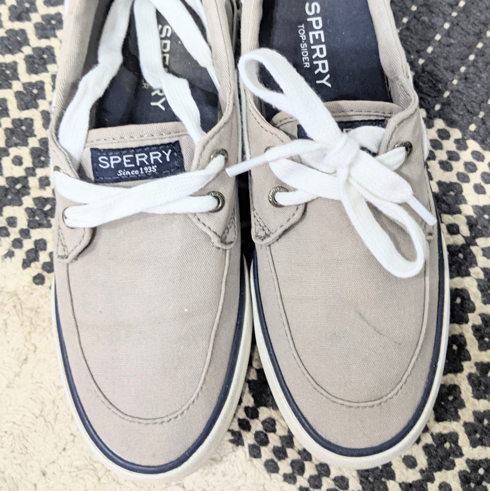 Sperry Top-Sider sneakers boat shoes slide on 7 Gray - Picture 5 of 7